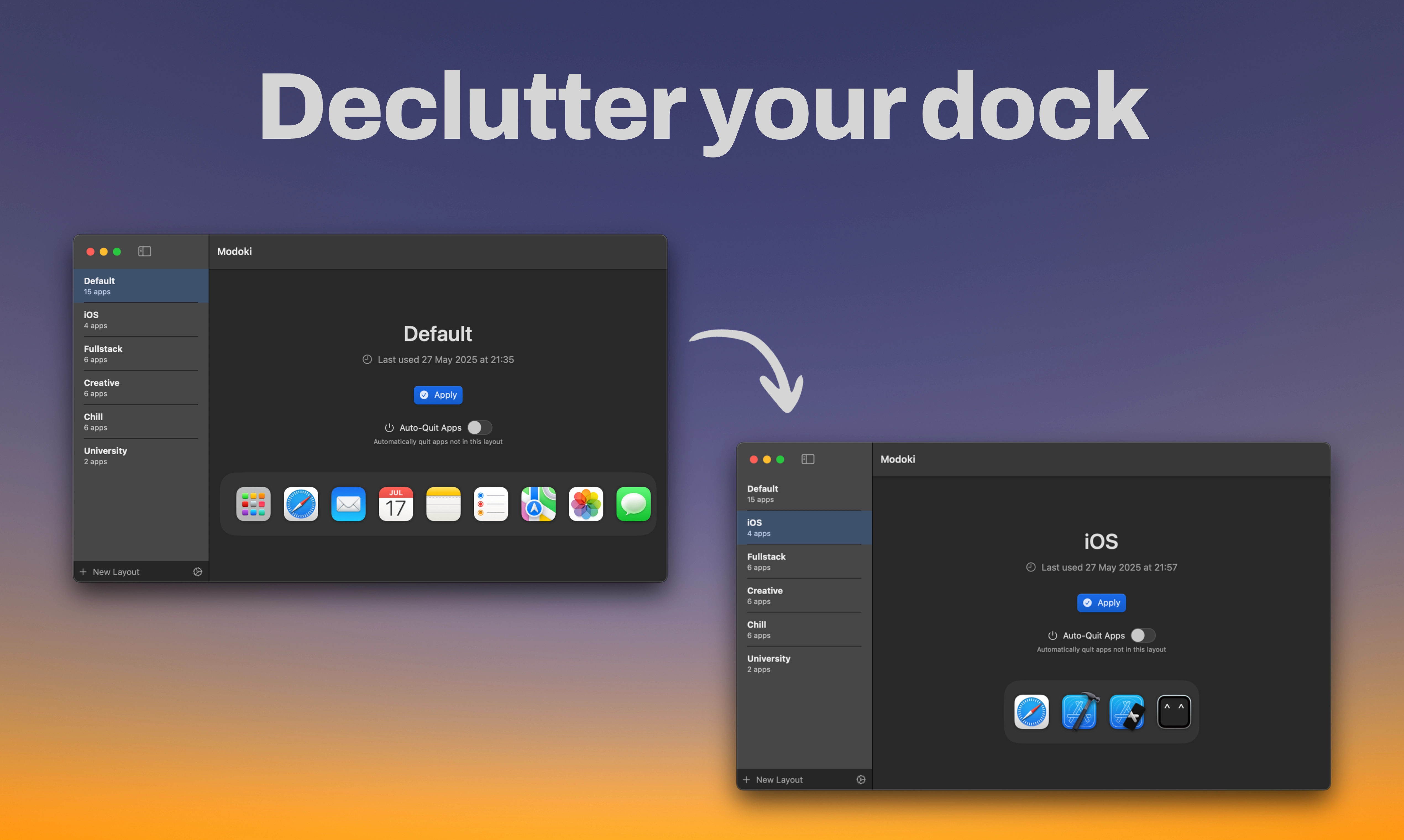 Modoki Declutter Demo